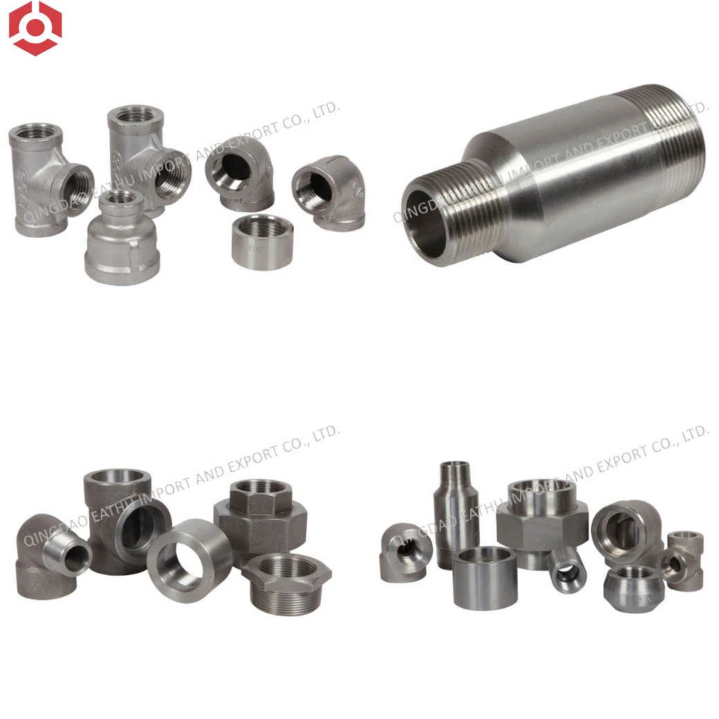 Threaded /Socket Welding Forged Ss Stainless/CS Carbon Steel High Pressure Pipe Fittings