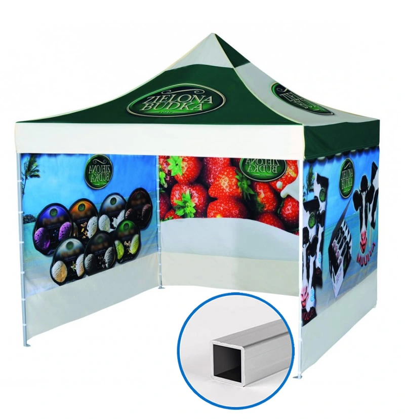 El bastidor de aluminio impermeable plegable Mirador Pop up Tienda Dosel con flancos impreso el logotipo personalizado 10X10M 10X15 10X20 Publicidad al aire libre caso parte Feria