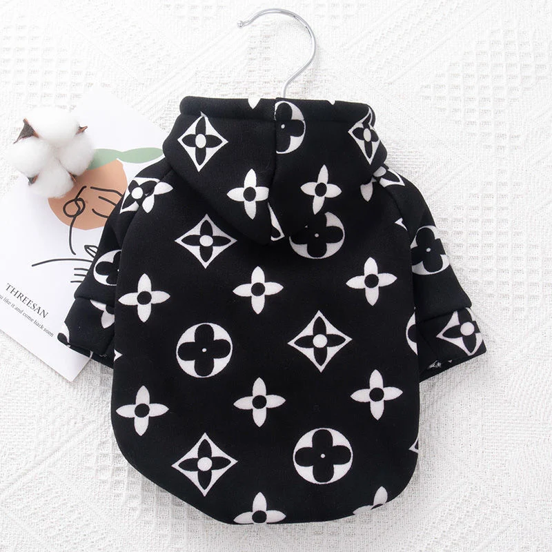 High quality/High cost performance  Promotional Dog Printed Hoodies Pet Clothes