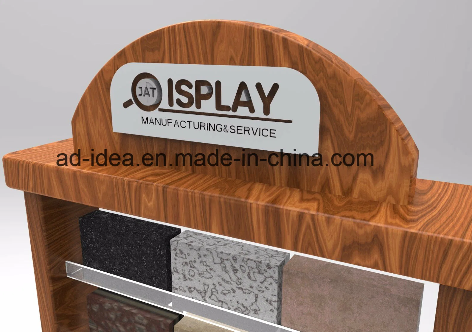 Customized Design Countertop Tile Mosaic Display Shelf/Display Stand for Exhibition/Advertising