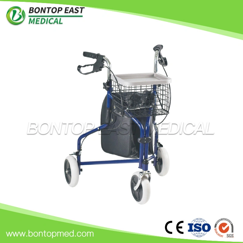 Health Care Physiotherapy Product Medical Three Wheels Walking Aids for Disabled Mobility