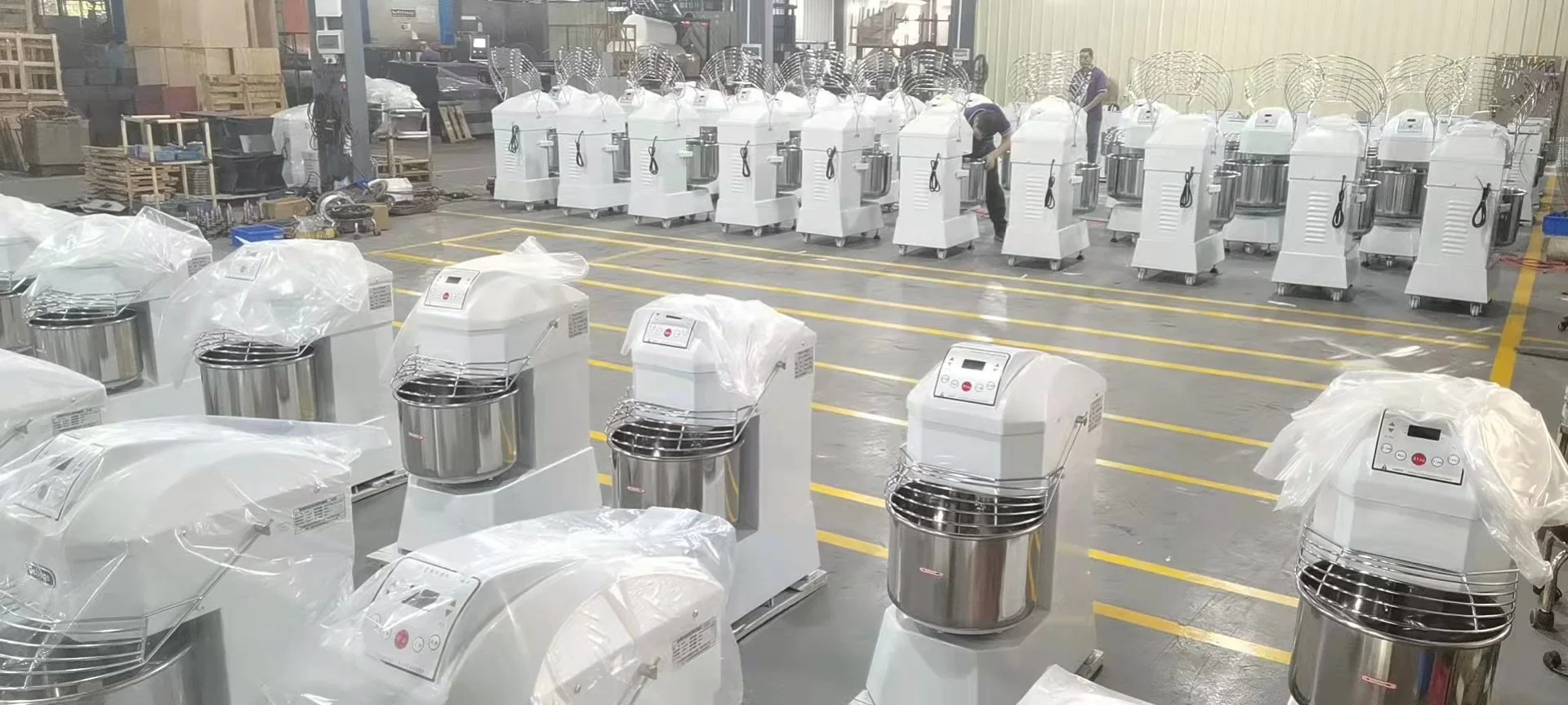 Misturador de padaria massa para capacidade diferentes equipamentos de Panificação de mistura de farinha a máquina