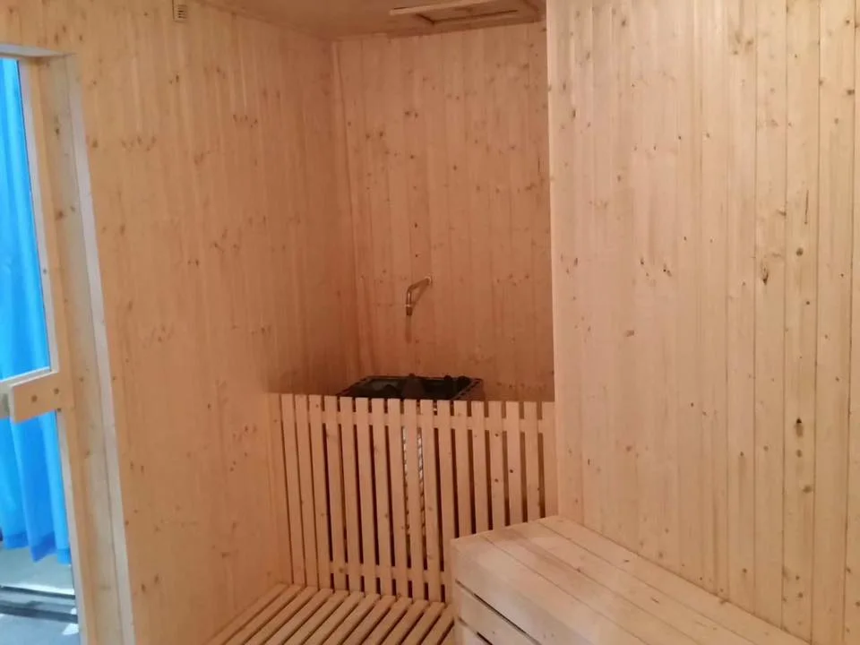 En el interior de madera de Hemlock Función de vapor y sauna seco Roomsinfrared Sauna Hidden Cam sala de masajes