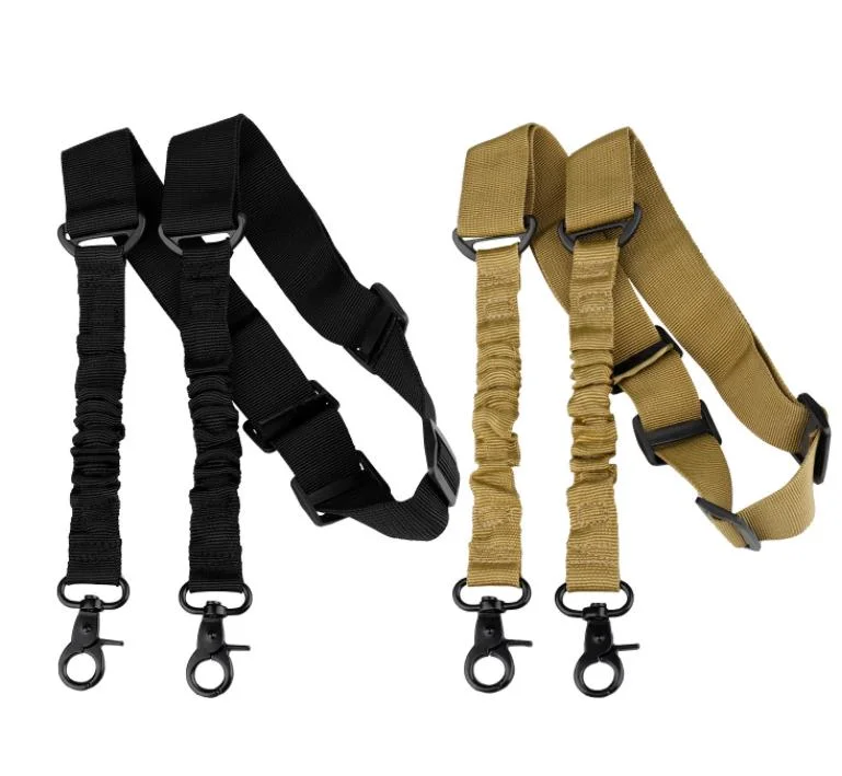 New Design Military Multi-Functional Tactical Gun Sling Double-Point with Zinc Alloy Buckle