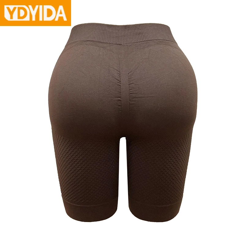 Mallas deportivas sin costuras Yoga Wear Gimnasio pantalones de fitness Stretch Pantalones cortos para mujer