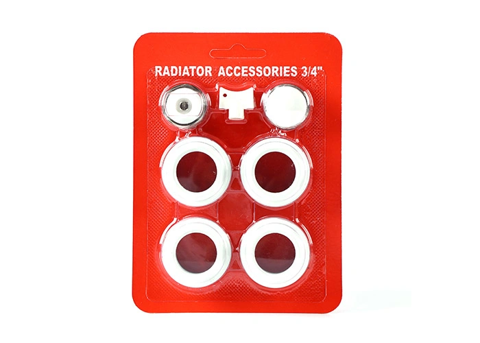 China Hot 7 PCS White 3/4" Size Aluminum Bimetal Radiator Accessories Kits