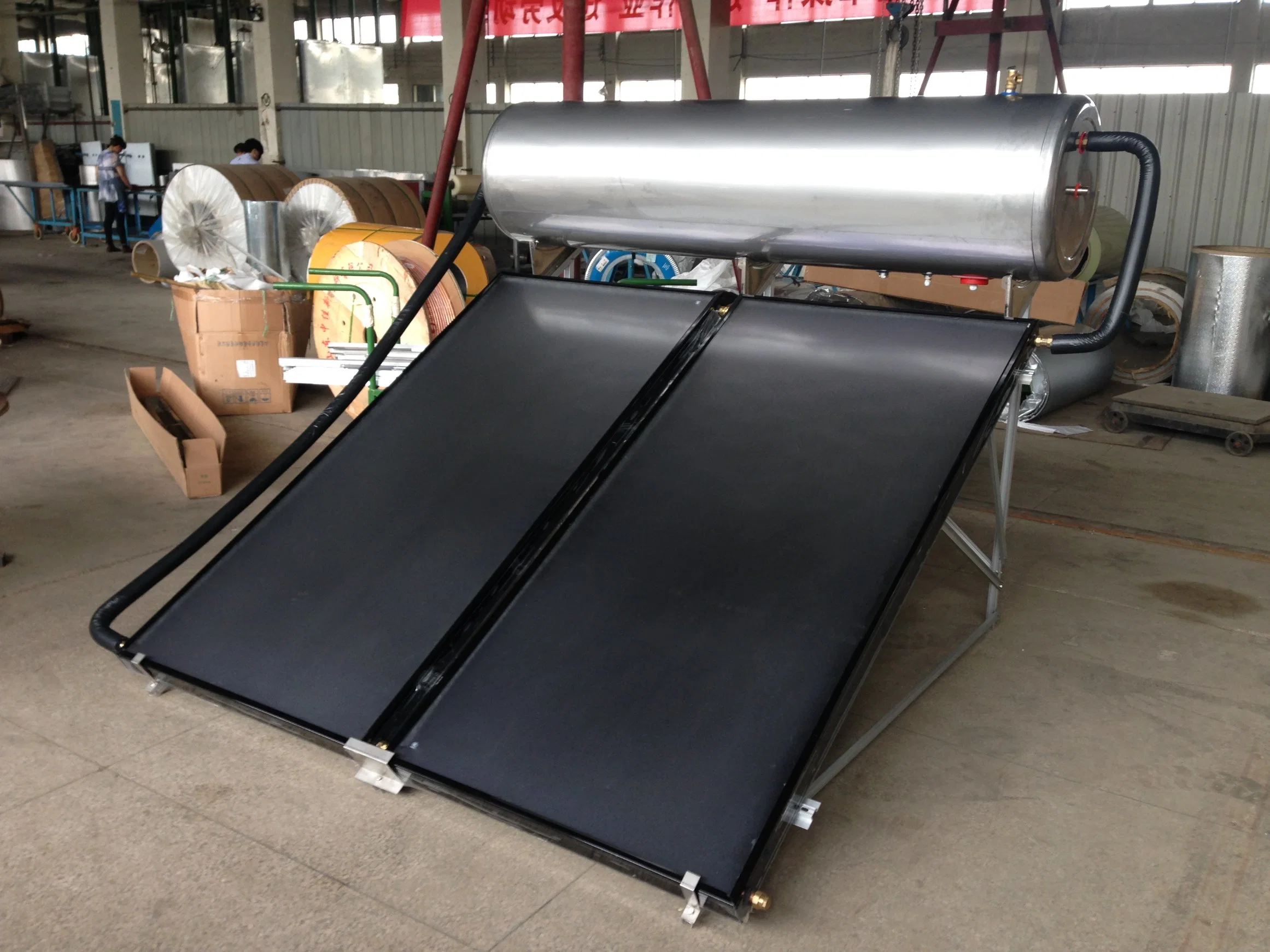 Flat Panel Solar Water Heater System