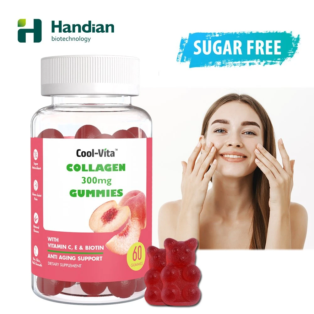 Pectin Vitamin Gummy Skin Beauty Health Biotin Ve Bear Collagen Gummy