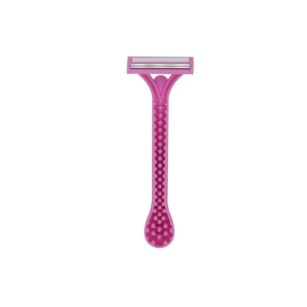 Women Disposable Razor for Two Blades Stainless Steel Fixed Head