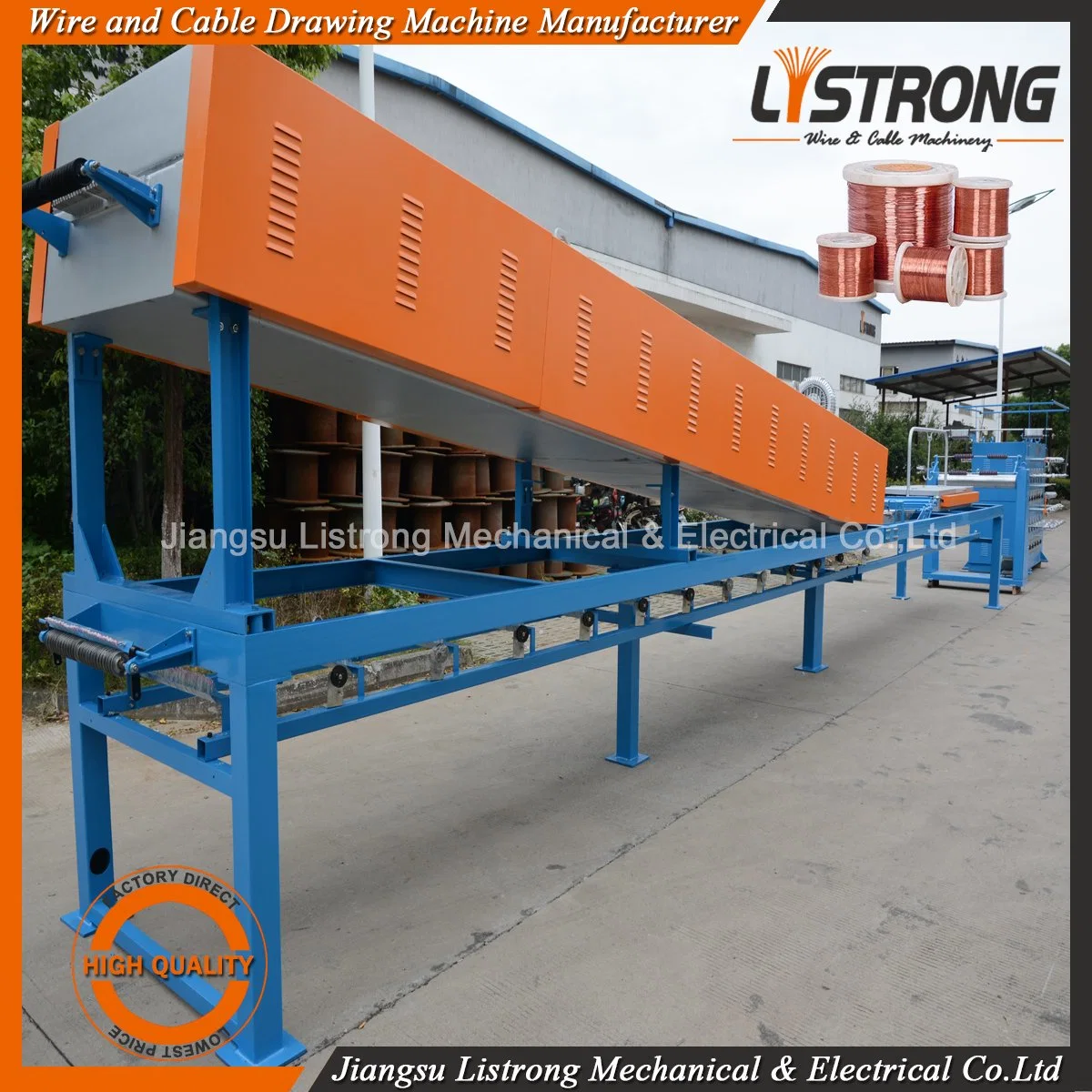 Listrong 0.1-0.6mm Multi Wire Automatic High Speed Tubular Annealing Machine