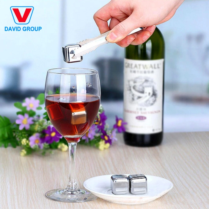 Hot Sell Stainless Steel Whiskey Stone Ice Cube Chilling Bulle