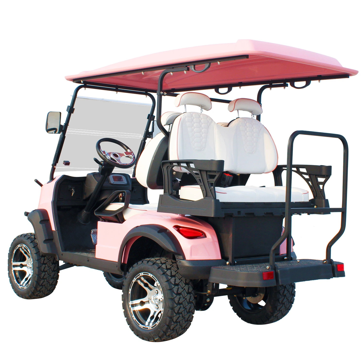 Wholesale/Supplier Best Street Legal 2+2 Seater Lithium Battery Electric Hunting Trolleys Golf Car