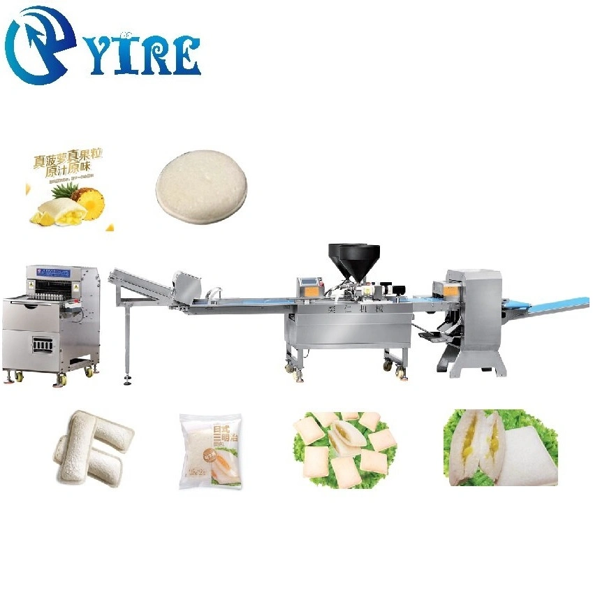 Industrial Automatic, Pocket/Pita Bread Production Line Baking Processing Making Machine with Bread Cutting &Cream Filling&Bread Forming