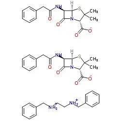 CAS1538-09-6، مادة خام صيدلانية بنزاثين بنزيلبينسيل-لين مع الطبقة العليا