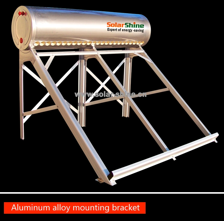 Dach Thermosyphon Solar Water Heater Solar Geysir mit evakuiert Röhrensammler für zu Hause