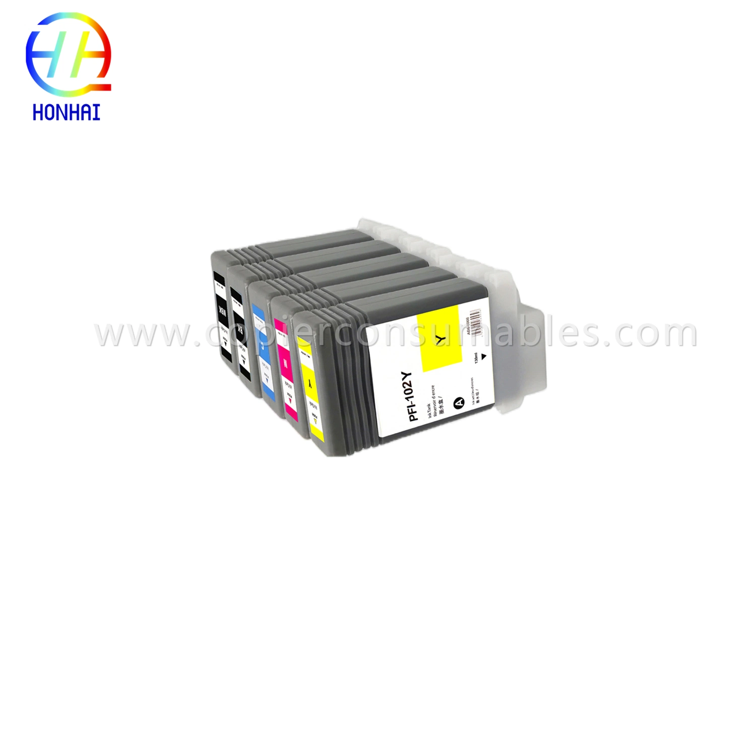 Cartucho de tinta para a Canon Imageprograf Ipf500 Ipf510 Ipf600 Ipf605 Ipf610 Ipf650 Ipf655 Ipf700 Ipf710 Ipf720 Ipf750 Ipf755 Ipf760 Ipf76 (130ml-102 PIF 0895B001AA)