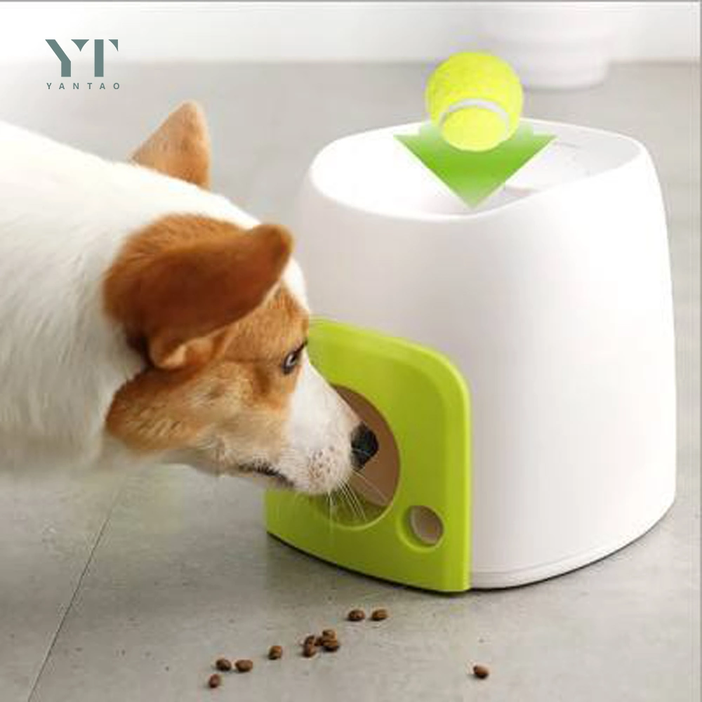 Großhandel/Lieferant Amazon Hot Selling Automatische Tennis Ball Launcher Hund Spielzeug Interaktive Hundekugel Werfer Haustier Spielzeug Verteilung Belohnung Maschine