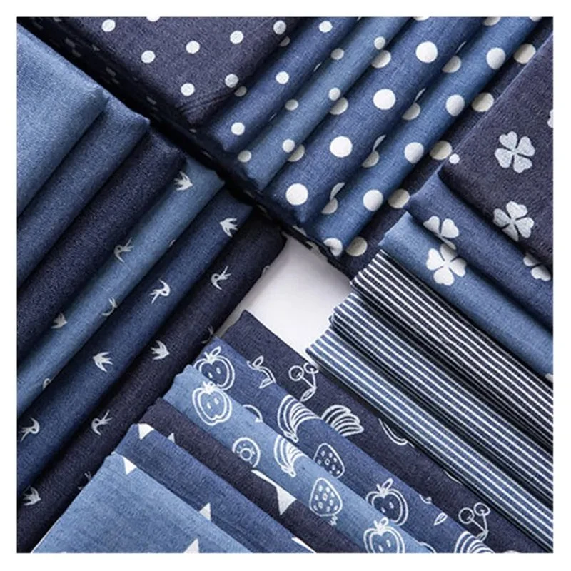 Henry Textile Custom 100% Cotton Printed Denim Fabrics for Pants&Coat