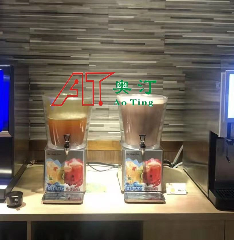 Hotel Restaurant Commercial Water Cola Fruit Juice Refrigeration Cooling Juicer Beverage Dispenser