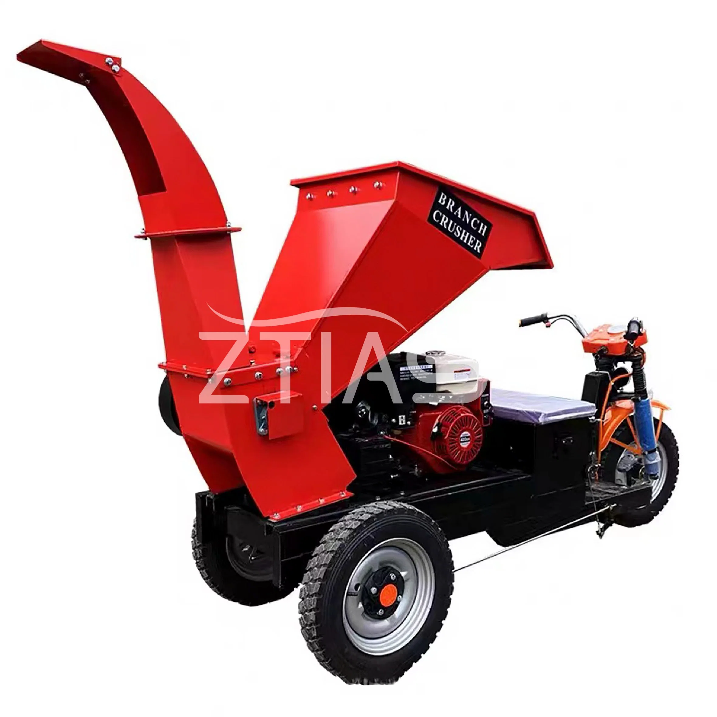 Woodworking Wood Hammer Mill Log Branch Crusher Waste Grinder Forestry Machinery