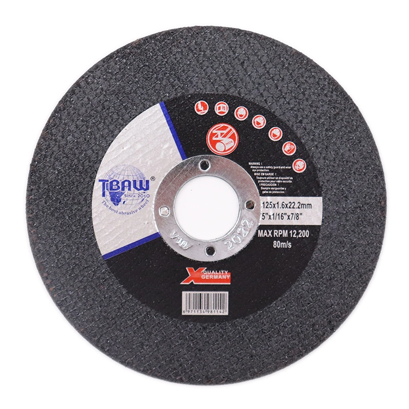 Original Factory Metal / Inox Silicon Carbide Grains 5" Inch Grinding Cutting Discs Cut-off Wheel