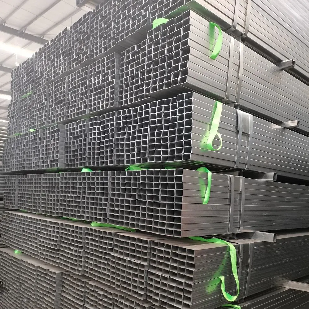 China tubos cuadrados de acero galvanizado y hueco del tubo de sección en Jiangsu Venta caliente