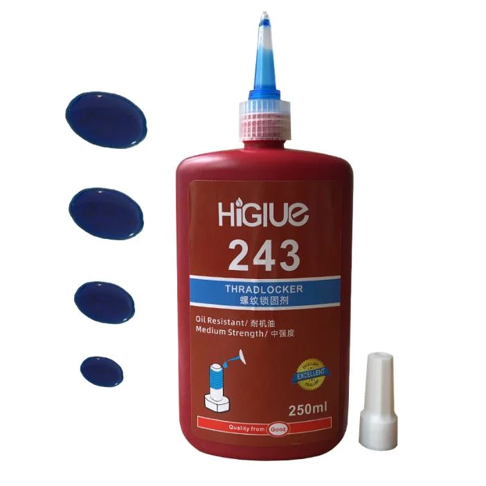 Wholesale 50ml--250ml Anaerobic Adhesive Threadlocker Multi-Purpose Loctit 242