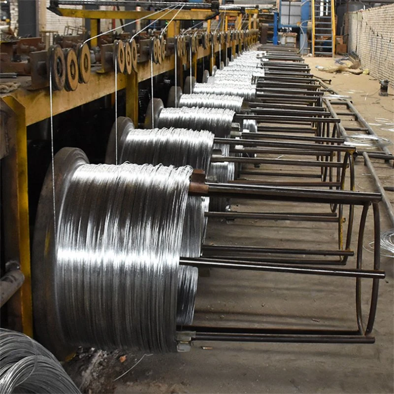 Metal Q195 Galvanized Iron Wire Low Carbon Hot Dipped Galvanized Steel Wire