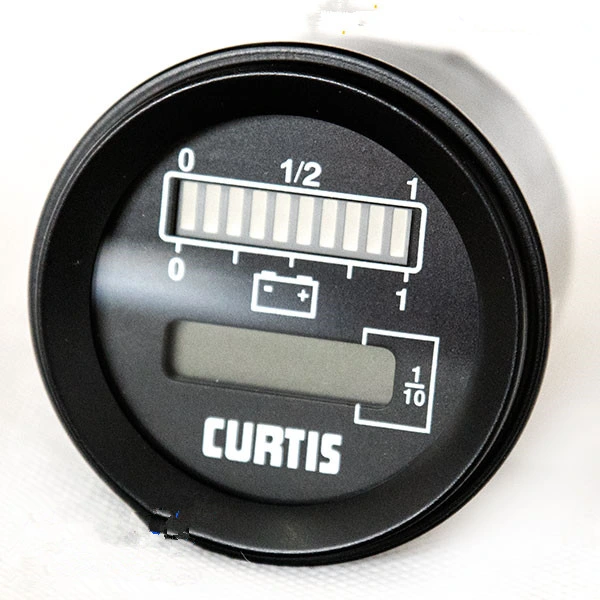 Electric 12-80V Multiple Voltage Options Curtis Hour Meter for Lithium Battery