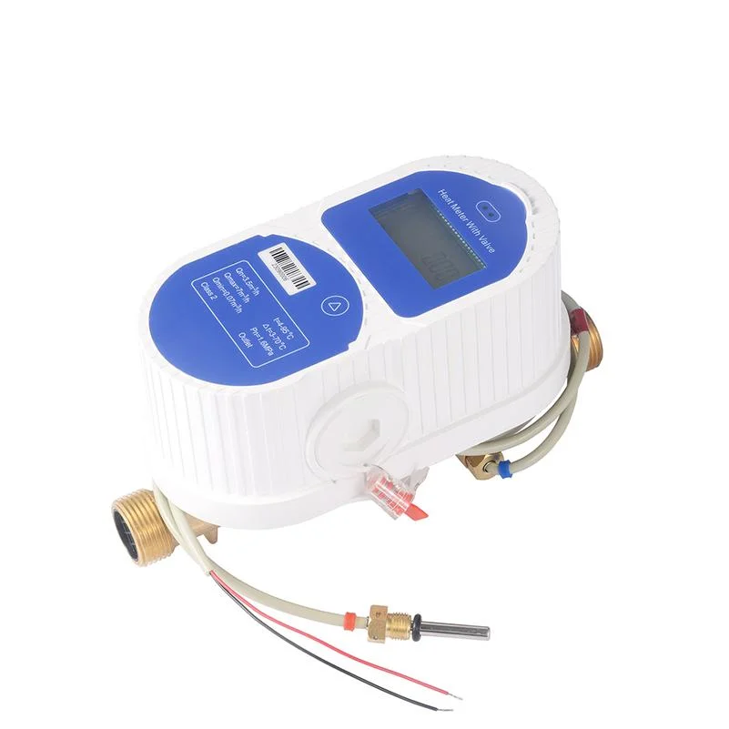 Thermomètre à ultrasons MBUS/ RS485/ Lorawan DN15-DN25 à commande par vanne (BTU)