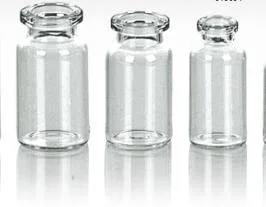 7mL 10ml Tubular Pharmaceutical Empty Injection Small Glass Bottle Viales con tapa abatible