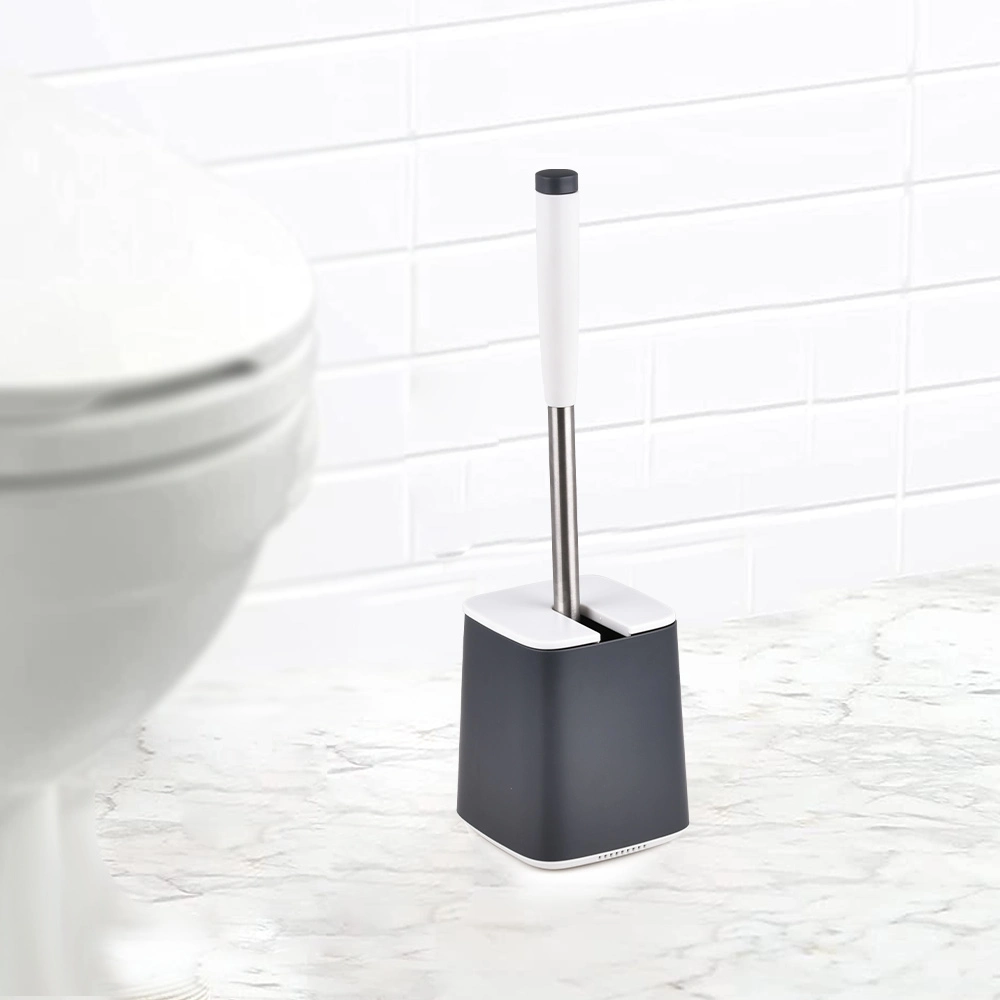 Modern Standing Plastic Toilet Brush Set for Bathroom Durable Household