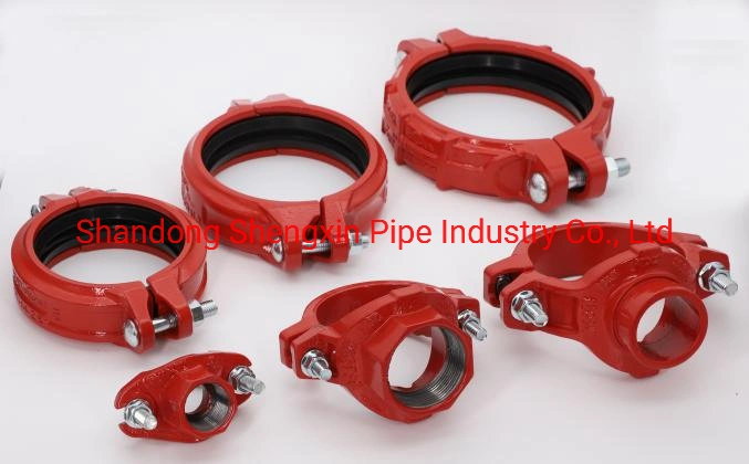 Sdsx Ductile Iron Grooved Fitting/Mech. Tee Female Thread BSPT FM, UL, CE