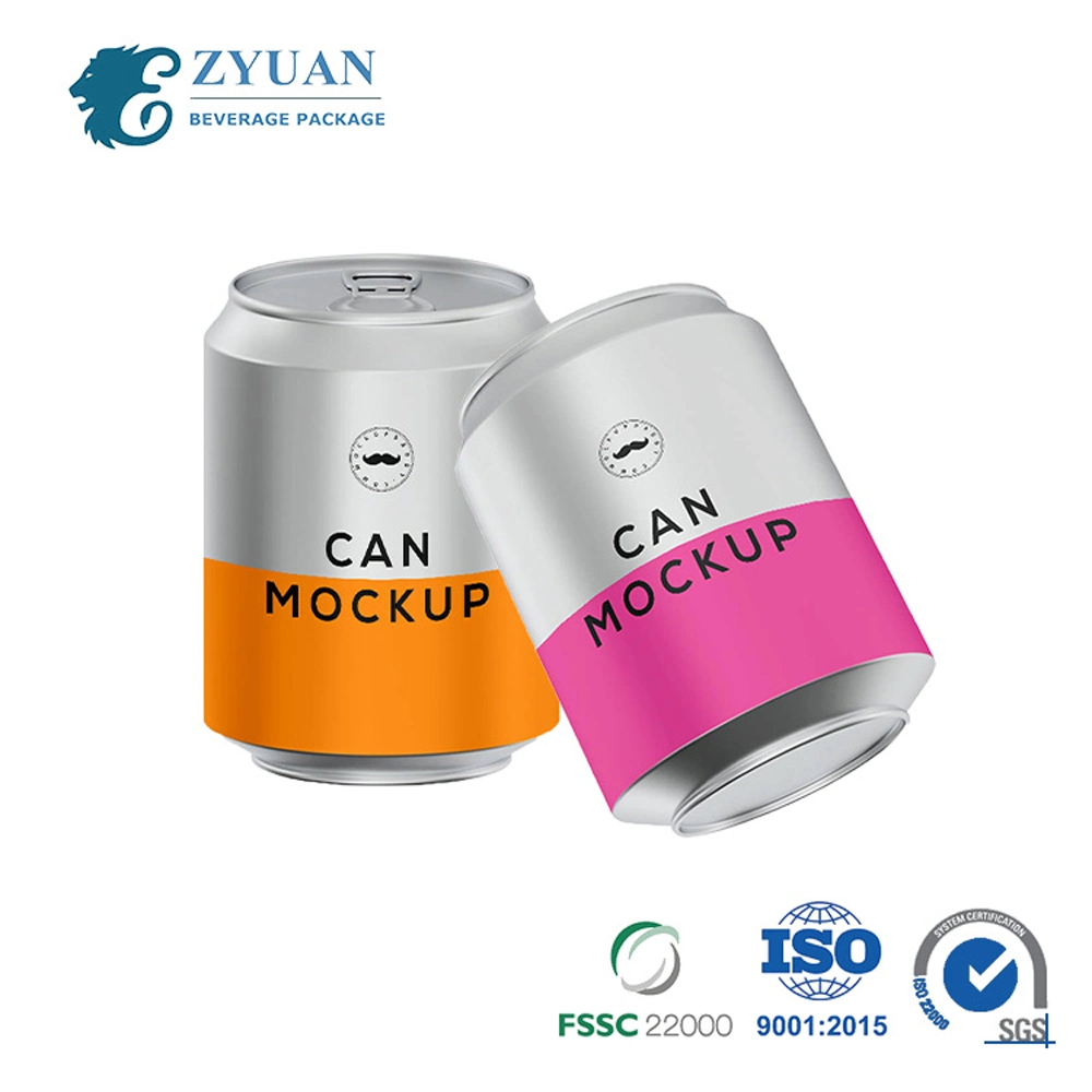 250ml Stubby Nuevos Productos de Aluminio Metal Logotipo personalizado bebidas bebida carbonatada por Pet