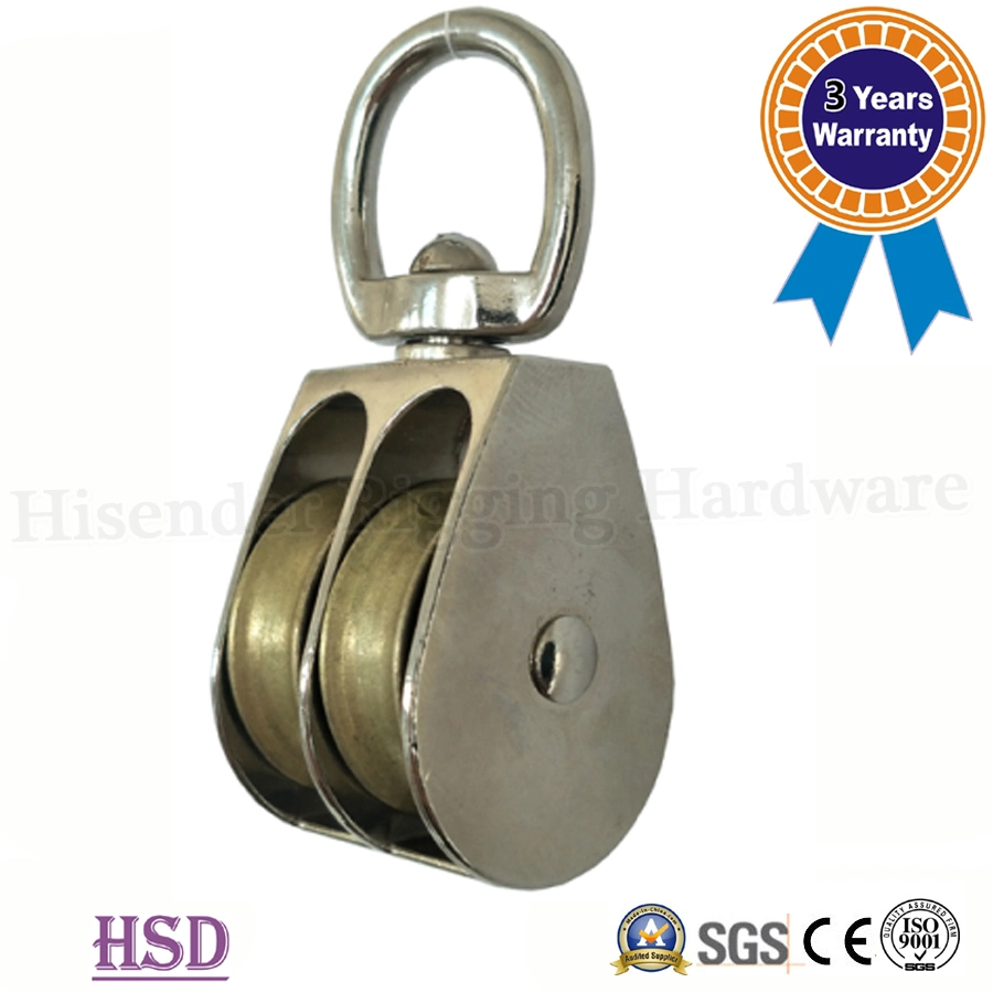 Hardware Rigging Tools Zinc Alloy Pulley with Swivel Eye