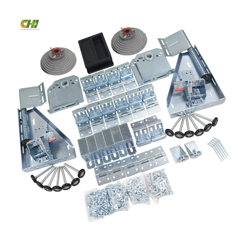 Automatische Roll-up Industrie Garage Tür Hardware Fitting Edelstahl Verzinkte Halterung Kabeltrommel Hardware Kits Lieferant