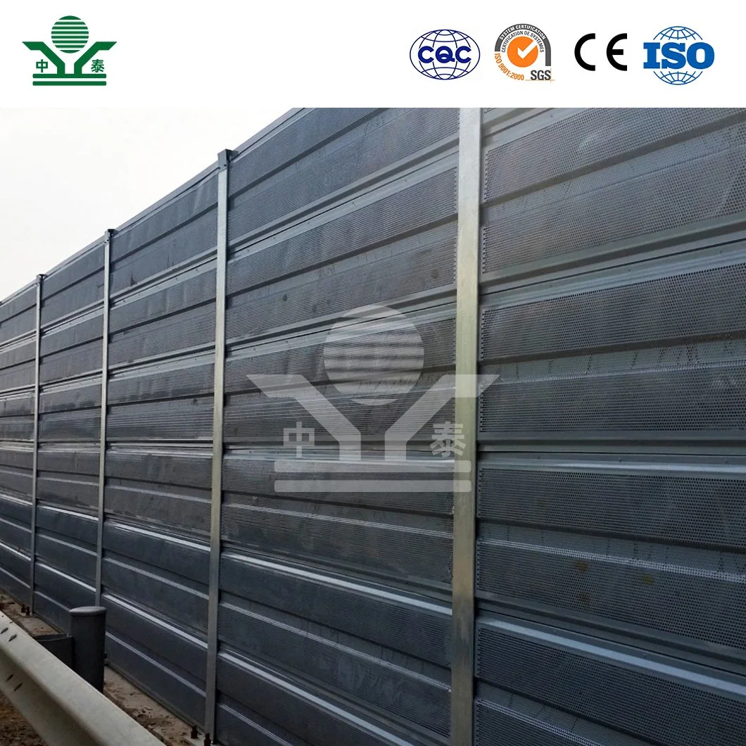 Zhongtai Top Corner Sound Barrier China Suppliers Garden Noise Barrier 5.5m Height Factory Sound Barrier