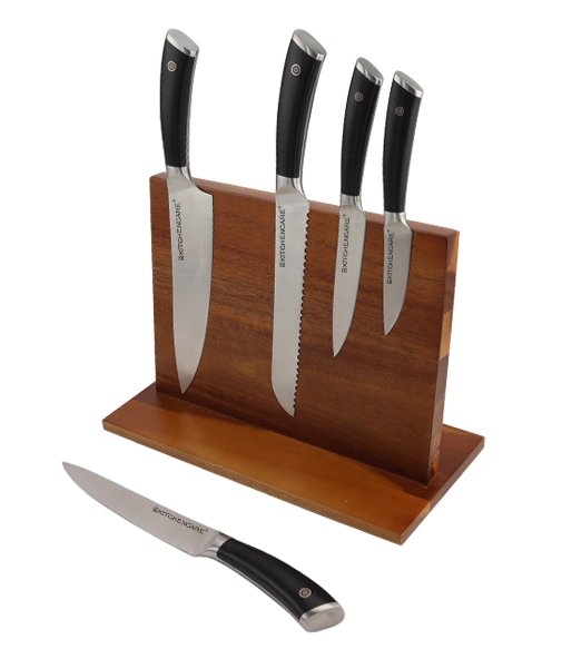 Hip-Home 6PCS Knife Block Set Cuchillo Stainless Steel Kitchen Knife