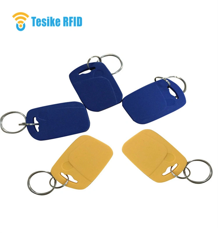 125kHz Lf RFID Key Fob Tag with Tk4100 T5577 with Logo Printing