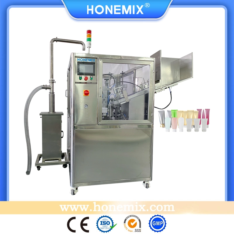 Hone Automatic Tube Filler Ultrasonic Sealing Machine/ Composite Tube Filling Machine with Auto Feed Pump