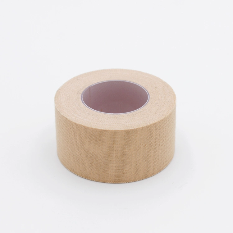 Direct Manufacture Zinc Oxide Adhesive Plaster Tape White Cotton/Skin Color with Plastic Cover