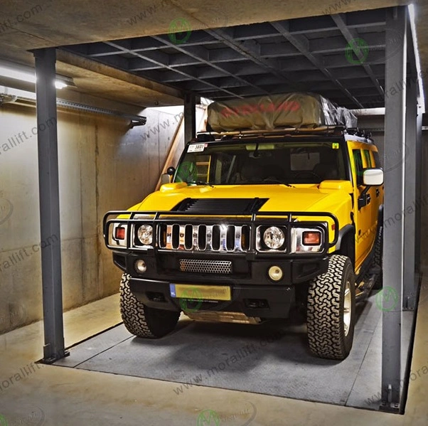 Easy Parking System Underground Scissor Car Lift with Roof