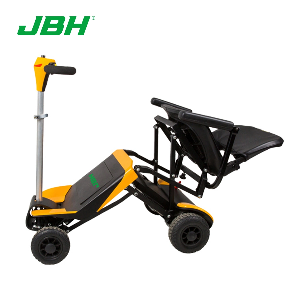 Scooter de mobilidade de 4 rodas - dispositivo elétrico para cadeira de rodas - móvel compacto para trabalho pesado para viagens, adultos, idosos - bateria prolongada de longa distância