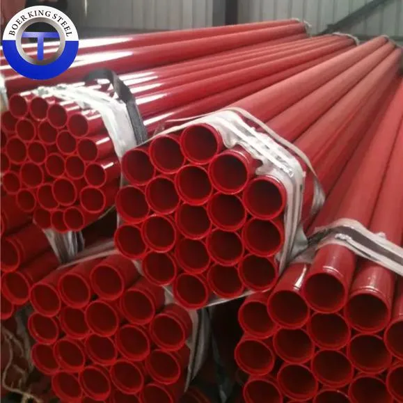 Sch40 UL FM Fire Protection Fighting Sprinkler Steel Pipes