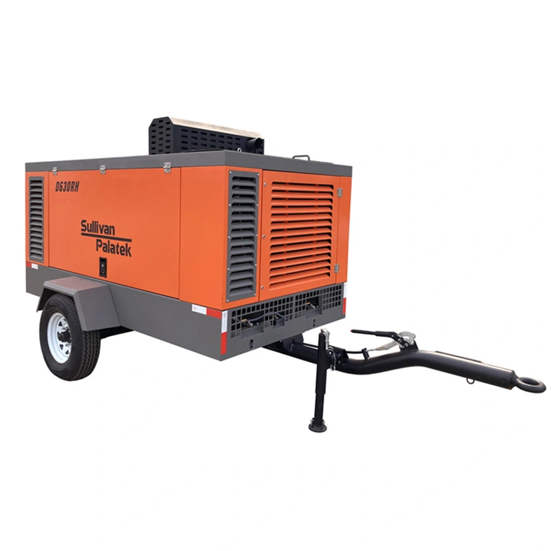 18 Bar Industrial Mining Portable Mobile Screw Diesel Air Compressor