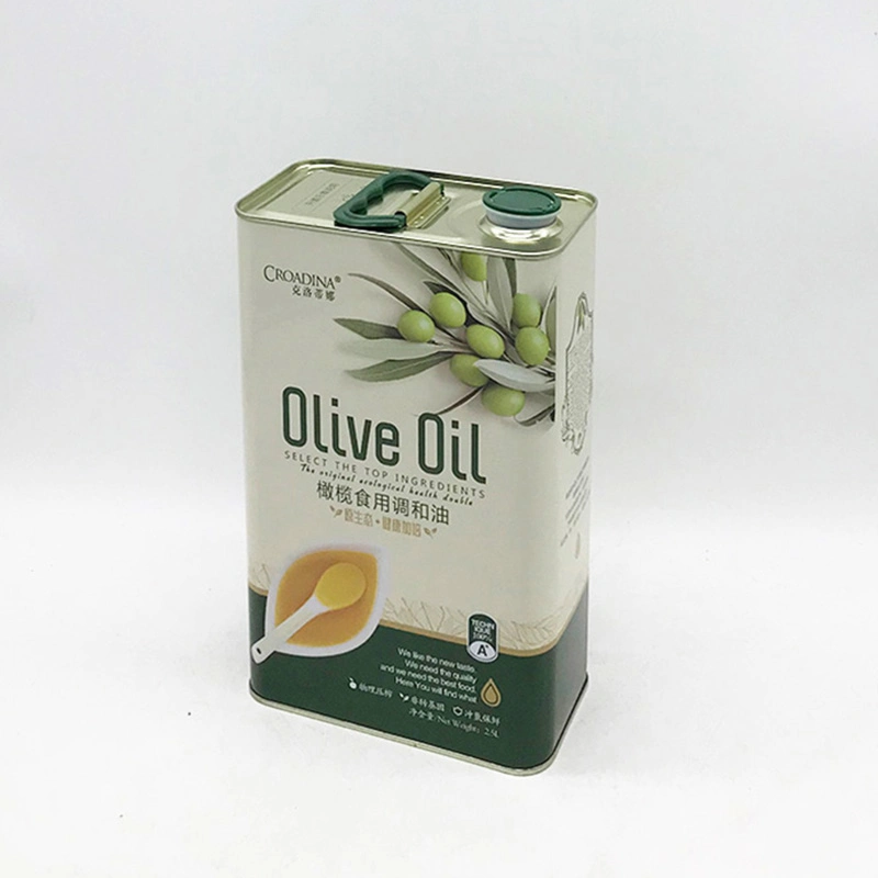 Olive Oil Tin Containers Cans for Packaging Storage Boxes