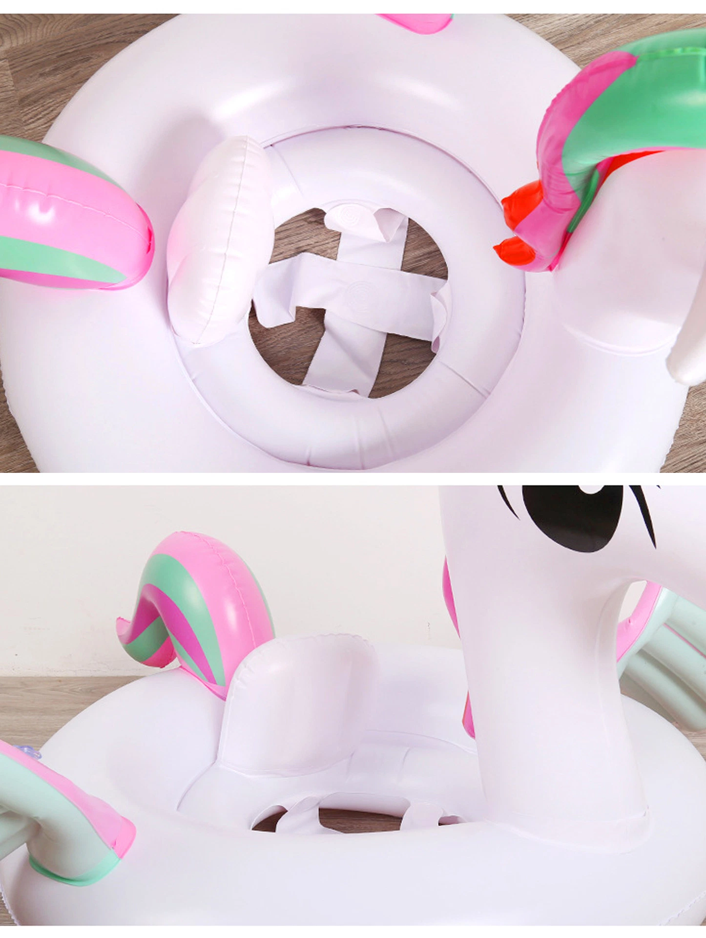 Children's Inflatable Princess Horse Swimming Ring