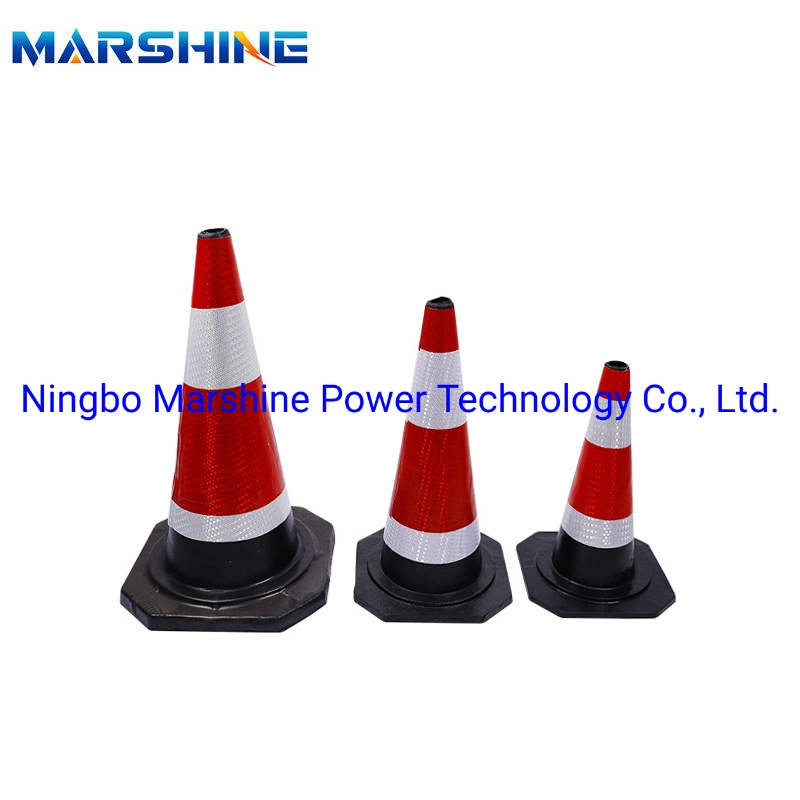 Flexible Road Barrier Cone with Reflective Collar Packing