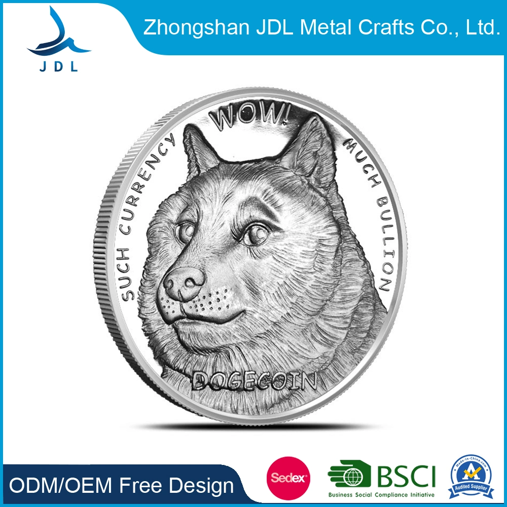 Beautiful Durable Custom Challenge Coin RFID Tag Medallion Crafts Coins with Diamond Edge Design (196)