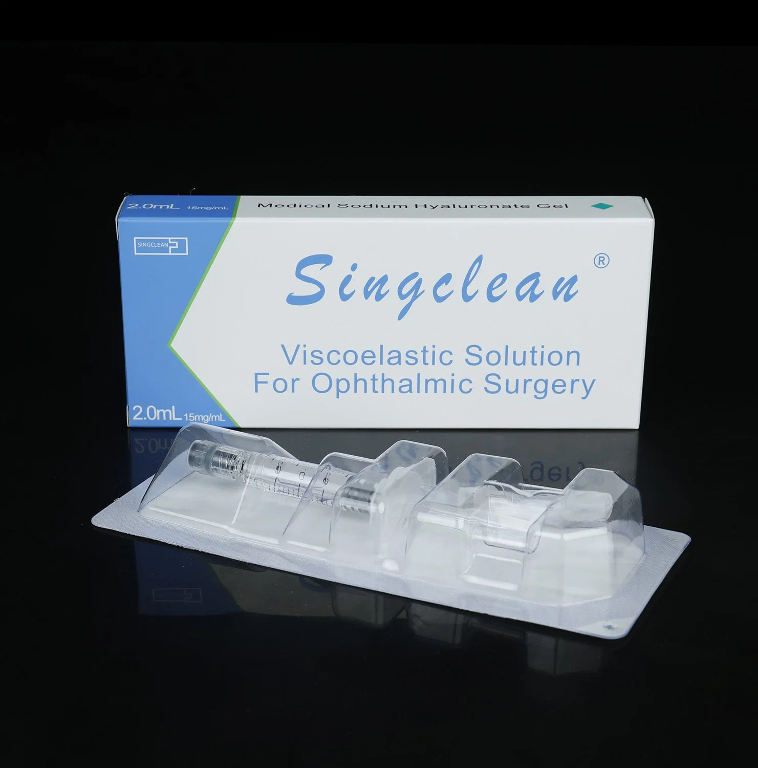 Great Biofermented Sodium Hyaluronate Singclean 1ml, 2ml, Bd Brand Syringe in Blister Hyaluronic Acid Viscolastic Solution